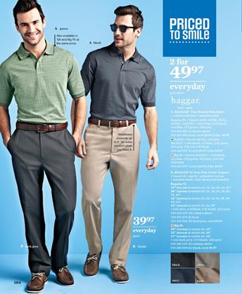 Sears Clothes of Men by Catalogue Exhibiting Best Deals