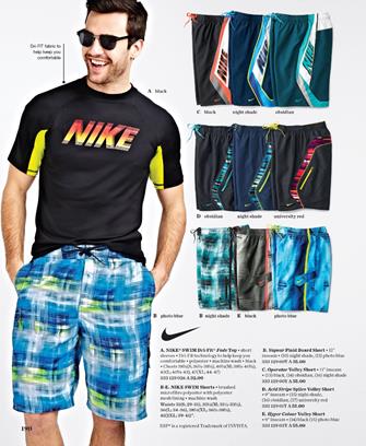 Sears Men Sports Wear Varieties of Rebook and Nike