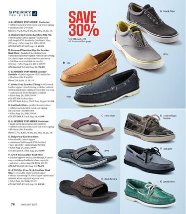 Sears Clarks Shoes Present On Summer Catalogue