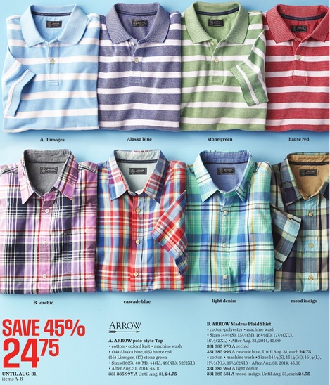 Sears Catalogue Mens Shirts