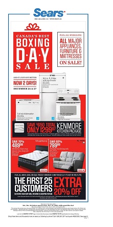 Sears canada boxing day sale 2015